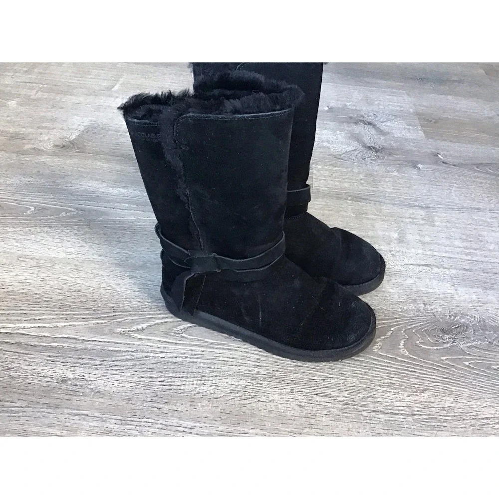 Koolaburra By UGG Womens Size 9 Rozalia Tall Winter Boots Black 1020243 Boot